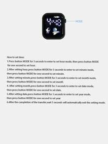 2 Stücke/1 Stück neue LED Digital Astronaut Flugzeug Uhr, minimalistisch und mehrfarbig, geeignet als Halloween, Weihnachts-, Geburtstagsggeschenk, Partneruhr