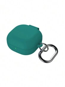 1pc Solid Color Silicone Anti-Drop Case + Runway Buckle Earbud Case Compatible With Samsung BudsLive/Galaxy Buds2Pro/FE Bluetooth Earphones Protective Cover, Multi-Color Options - Multicolor - View 13