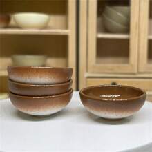 4 pièces/8 pièces/12 pièces Accessoires de vaisselle miniature, modèle de scène microscopique, accessoires de cuisine et de salle à manger miniature