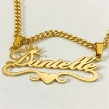 1 Stück Gold Rose Gold verschiedene Stiloptionen Personalisierte Halskette mit Edelstahl Herz-Anhänger, abnehmbare Kette, stilvoller personalisierter Schmuck, Modezubehör, das beste Geschenk für Freunde und Familie, für den Alltag und Partyveranstaltungen, Weihnachtsferien den ganzen Jahreszeit elegant und Hip Hop Stil ohne Beschichtung Thanksgiving Weihnachten