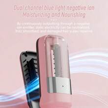 Rechargeable Multifunctional Hair Trimmer - Portable Double-Sided Blades, Leaves Hair Smooth & Healthy - Easily Removes Split Ends & Damaged Hair - 500mAh Lithium Battery, ABS Body - Multiple Color Options, Easy To Clean Work Area