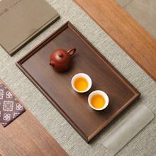 1 件竹制托盘、茶盘