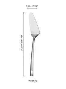 1/7pcs Stainless Steel Serving Utensil Sets, Including Cookware Spatula, Spoon, Cake Server, Soup Ladle, Suitable For Hotel, Restaurant, Party, Buffet, Home Cooking