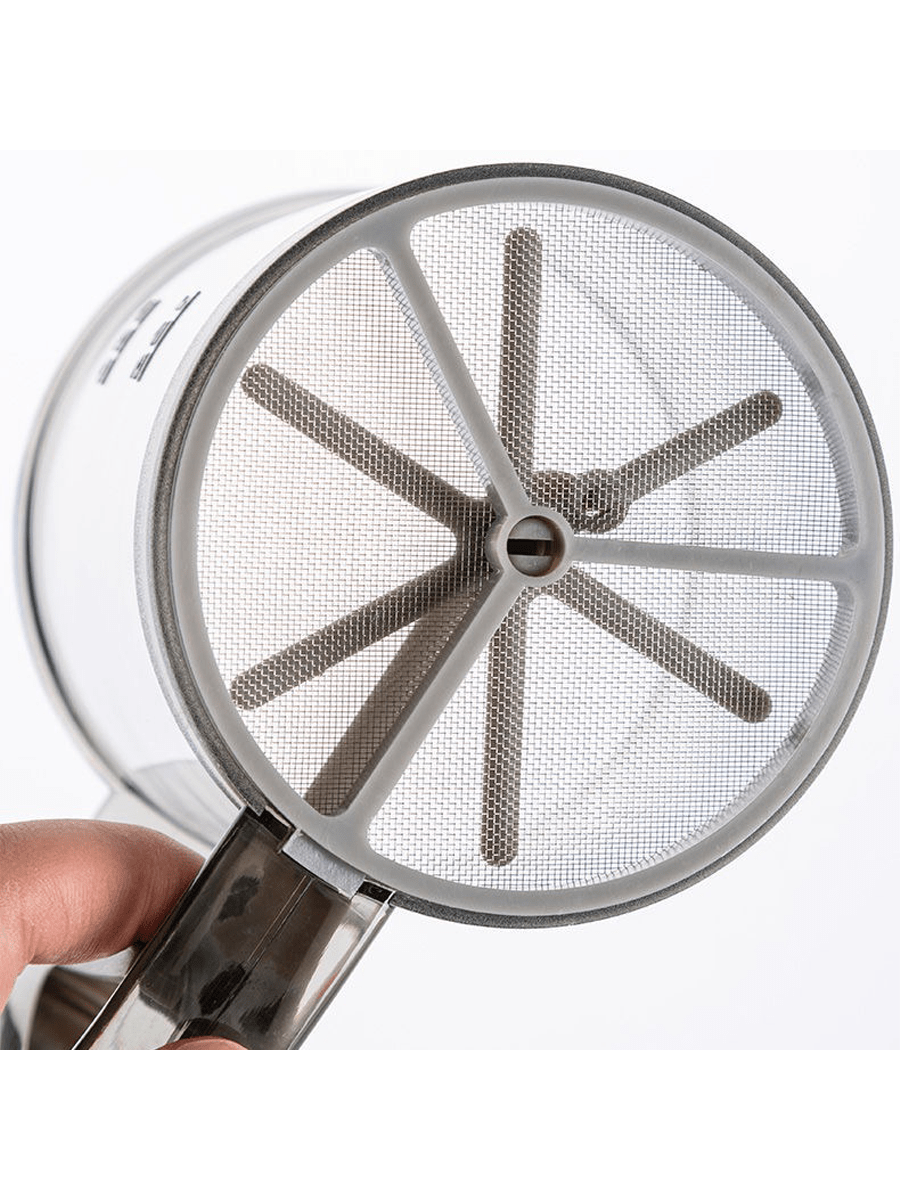 منخل طحين يدوي ضاغط، أداة خبازة لغربلة الطحين، منخ...