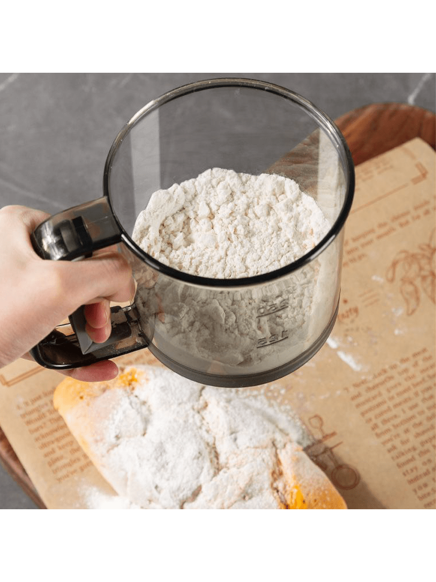 منخل طحين يدوي ضاغط، أداة خبازة لغربلة الطحين، منخ...