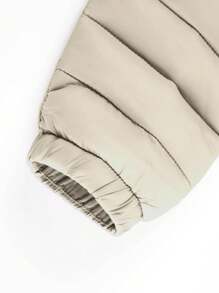 Risissida Women's Autumn Minimalist Hooded Cape Jacket - No Zipper Design, Practical Pockets - Beige - View 6