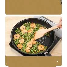 9.45 Inch Cast Iron Non-Stick Frying Pan, Dishwasher Friendly, Steak Skillet Pan, Wok, Flat-Bottom Cookware, Kitchen Essentials, Viral Hit Pan, Suitable For Induction, Electric And Gas Stoves, Pan For Frying And Stir-Frying, Strong Recommendation