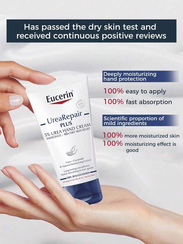 Eucerin Eucerin Hand Cream Moisturizes, Nourishes, Repairs, And Resists Dryness 75ml