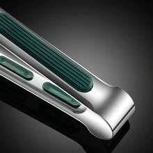 1/2/4pcs Stainless Steel Food Clips - Non-Slip, Meat Salad Bread Clamps, BBQ Self-Serve Clips, Cooking Tools, Kitchen Accessories - Green - View 8