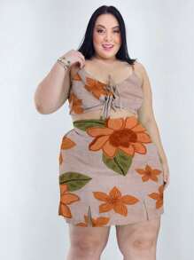 Short High Waist Skirt With Short Lining In Various Colors And Modern Prints Plain Dune And Viscose Fabric G GG - 46 - Màu be - Xem 3