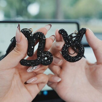 Black 12 Zodiac Sign Keychain With Rhinestone-Inlaid Leather Cord,Car Keychain Fob Accessory For Men And Women, With Elegant Metal Keychain, Easter Basket Essentials, Mom Day Gift, Cute Bling Keychain, Car Enthusiast Keychain, Car Keys Keychain Car Accessories Bag Charm Backpack For School Goth Y2k Bag Accessories Lanyards With Id Holder Car Accessories Bag Charms Christmas Car Accessories Teacher Friend Sister Gift Ideas