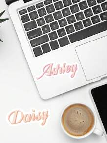 10pcs Personalized Name Sticker-3sizes, Custom Name Sticker,Waterproof Vinyl Sticker For Laptop Water Bottle Phone Case Cars Merchandise Decor Decal ,The Ideal Gifts For Him/Her,Personalized Ornaments,Holiday Gifts - Multicolor - View 3