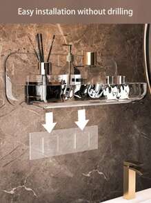 1 chiếc kệ đựng đồ dùng nhà tắm, kệ trang điểm và đồ dùng vệ sinh cá nhân trong phòng tắm. - Trong sáng - Xem 3