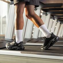 Men's Comfortable & Breathable Walking Running Tennis Shoes Nighttime Visibility MovePropel Athletic Gym Workout Jogging Cross Training Fashion Sneakers - 黑色 - 查看 3