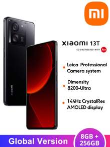 Xiaomi Xiaomi 13T 5G Smartphone 8GB+256GB Global Version Dimensity 8200-Ultra Processor 50MP Professional Optical Lens 144Hz 6.67" AMOLED Display 67W Turbo Charging 5000mAh Battery NFC