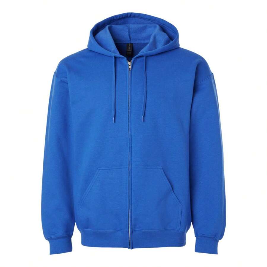 Gildan - Softstyle® Full-Zip Hooded Sweatshirt - SF600 - 寶藍色 - 查看 1