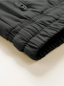 2Pcs Women Summer Sports Pants, Ice Silk Drawstring Waist Trousers, Versatile Outdoor Sport & Casual Wear Tights - Black - View 4