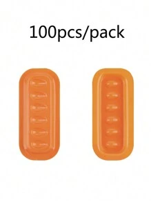 100 件装睫毛胶支架托盘睫毛延长胶支架垫条形塑料垫片调色板睫毛艺术家配件 - 彩色 - 查看 8