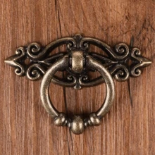 2 Stücke Vintage Schubladengriffe, Türgriffe aus Zinklegierung für Schrank, Kleiderschrank & Schranktüren, dekorative Möbelaccessoires