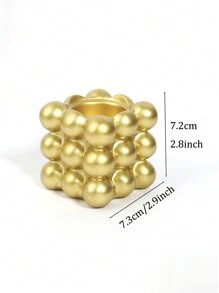 1 件树脂工艺金色/白色/黑色/魔方香薰烛台创意，家居装饰摆件几何魔方烛台。情人节礼物万圣节、幽灵、秋季、节日、假日、冬季、假日、节日、房间装饰， - 彩色 - 查看 14