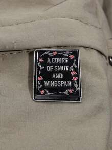 1 件《A Court Of Smut And Wingspan Book》硬珐琅别针 ACOTAR 胸针徽章时尚珠宝配饰礼物 - 彩色 - 查看 7