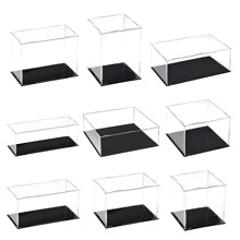 Transparent Acrylic Display Case, 50 Size Options Available, DIY Assembly, Suitable For Models, Blocks, Crafts, Souvenirs Display And Dust Protection