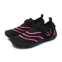 Zapatos anfibios para uso en exteriores unisex, sandalias de playa antideslizantes, zapatos de agua, de secado rápido, transpirables, para nadar, pescar - Rosa Fucsia - Ver 6