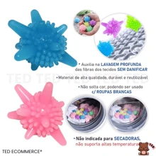 Magic Washing Machine Laundry Balls Kit 4 Units Assorted Colors - 中紫紅色 - 查看 7