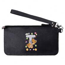 Carteiras de couro portáteis versáteis de grande capacidade porta-cartões de crédito bolsa de mão bolsa de celular com zíper celular multicamadas carteiras de celular femininas masculinas organizador de pacotes suprimentos para dormitório escolar e bolsa de volta às aulas