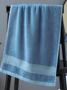 1pc Thin Rectangular Bath Towel, 70*140cm, Minimalist Jacquard Pattern OR 1pc Soft, Absorbent, Quick-Drying, Non-Fading Hand/Face Towel, 34*72cm, Suitable For Bathroom, Hotel, Travel, Party, Holiday Gift, Salon, Unisex, All Seasons