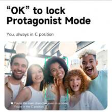 360°自拍杆，带蓝牙遥控器、智能AI追踪、稳定云台三脚架、全自动摄影工具