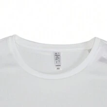 Adidas Men's FAB Logo Knitted Crew Neck Short Sleeve T-Shirt THR8728 - White - View 3