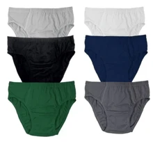Kit 4 Breathable Cotton Adult Briefs