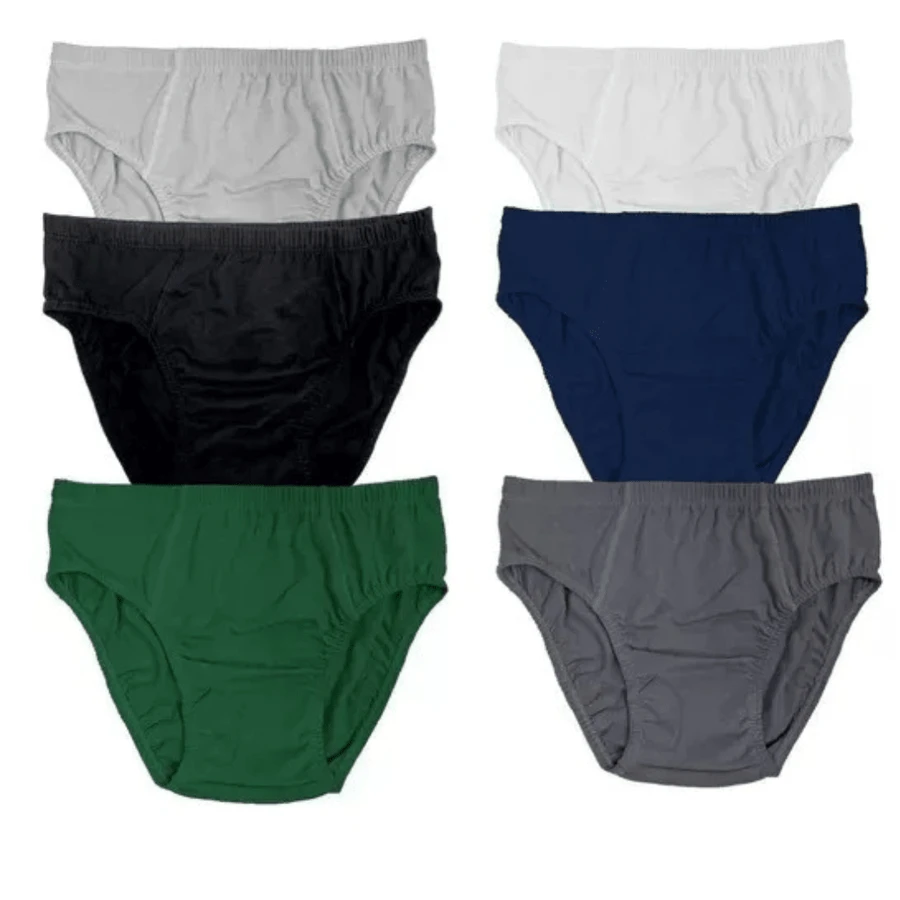 Kit 4 Breathable Cotton Adult Briefs