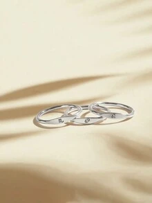 1pc Twelve Constellation Ring For Women S925 Sterling Silver Fine Ladies Jewelry Gift - Silver - View 8