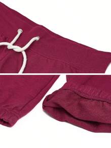 U.S. Polo Assn. Womens Sweatpants - Womens Joggers Sweats With Logo French Terry Sweatpants For Women - Quả mọng - Xem 3