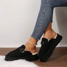 Women's Plush Slippers Outdoor Style - Warm & Anti-Slip Snow Boots Design - Ideal For Indoor Activities In Autumn/Winter