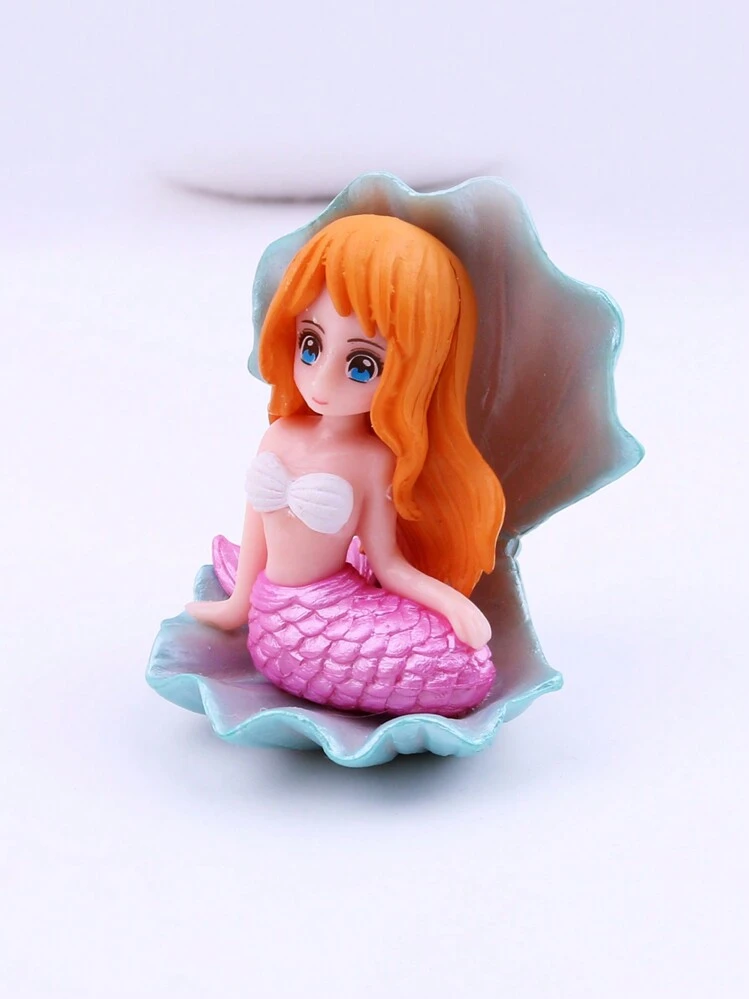 1個 マーメイド貝殻ミニチュア 水族館のDIYデコレーション