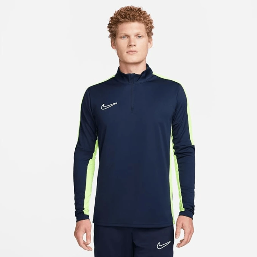 运动衫 Nike Academy 23 Dril Top M DR1352 452 - 藍色和黃色 - 查看 1