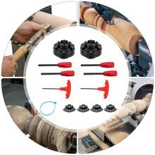 Vierbackenfutter 4 Backenfutter M18 Selbstzentrierend Spannfutter Backenfutter - Schwarz - Übersicht 10