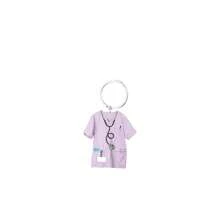 3pcs/1pc Nurse Keychain - 2D Acrylic Design With Stethoscope & Name Tag Acrylic Pendant - Perfect Gift For Nurse Appreciation Halloween School Letter Car Accessories Cute Goth Y2k