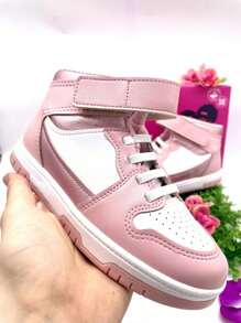 Molekinha Youth Girl's Napa Turim Sneakers Comfortable Casual Style - Bụi hồng - Xem 2