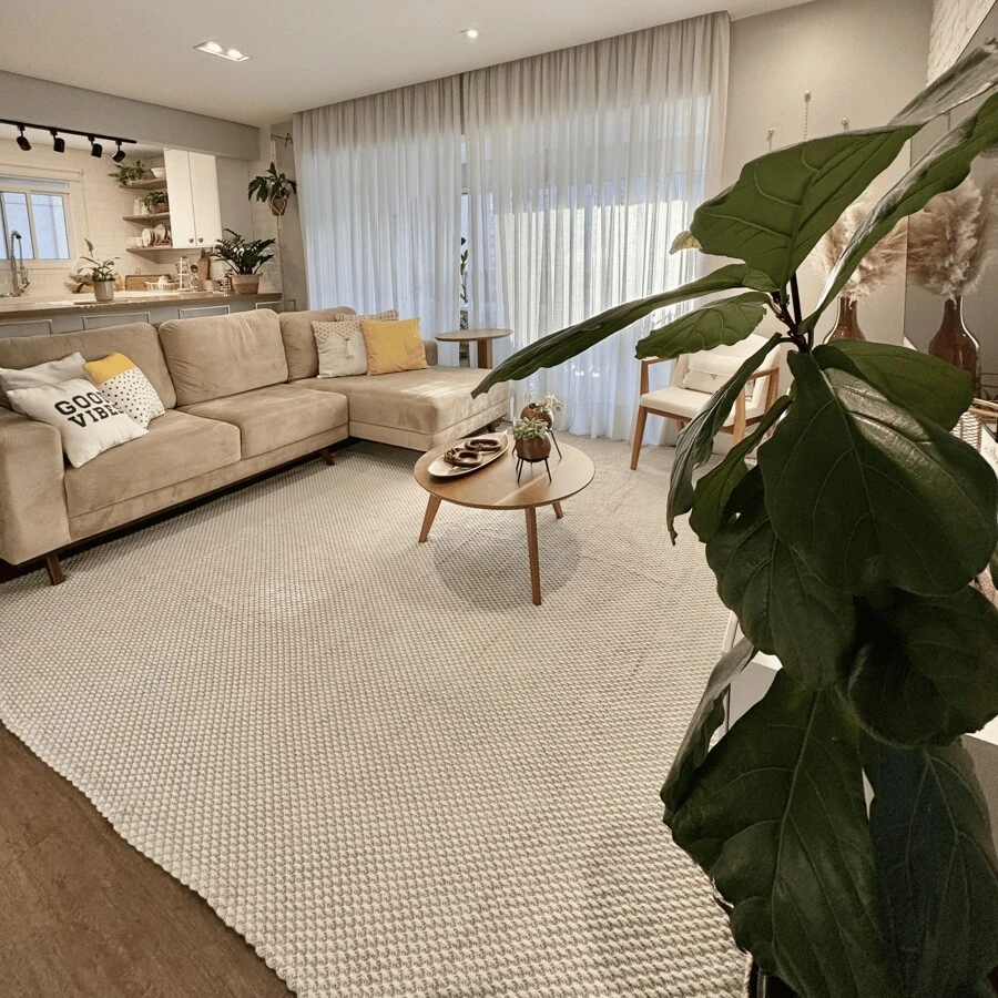 Living Room Rug 1.5m X 2.0m - 灰色 - 查看 1
