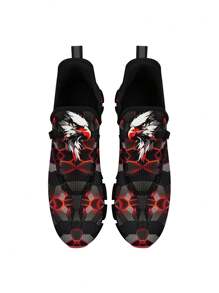 Zapatos para correr de hombre, diseño de águila mecánica, ligeros, cómodos, con suela blanda, zapatillas para gimnasio, entrenamiento, tenis, con respirabilidad, regalo único para mamá/papá/ella/él/novia/novio/esposa/esposo/amigo