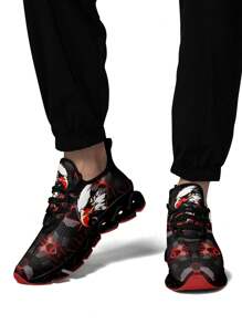 Zapatos para correr de hombre, diseño de águila mecánica, ligeros, cómodos, con suela blanda, zapatillas para gimnasio, entrenamiento, tenis, con respirabilidad, regalo único para mamá/papá/ella/él/novia/novio/esposa/esposo/amigo