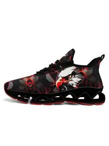 Zapatos para correr de hombre, diseño de águila mecánica, ligeros, cómodos, con suela blanda, zapatillas para gimnasio, entrenamiento, tenis, con respirabilidad, regalo único para mamá/papá/ella/él/novia/novio/esposa/esposo/amigo