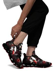 Zapatos para correr de hombre, diseño de águila mecánica, ligeros, cómodos, con suela blanda, zapatillas para gimnasio, entrenamiento, tenis, con respirabilidad, regalo único para mamá/papá/ella/él/novia/novio/esposa/esposo/amigo