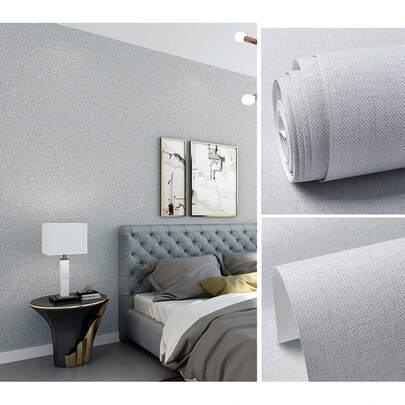 Papel de Parede Adesivo Lavável Textura Suave Linho 3M - 60cmx3m