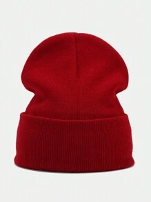 [Personalizzato] 1 pezzo Berretto unisex personalizzato con testo, nome o logo, berretto lavorato a maglia con bordo arrotolato, adatto per uso quotidiano e può essere regalato ad amici, familiari e amanti. Colorato, carino, adorabile, divertente, kawaii, stile Y2K, elegante, unisex, casual, personalizzato, unico, regali ideali per lui, regali ideali per lei, lei, ragazzo, ragazza, famiglia, amici