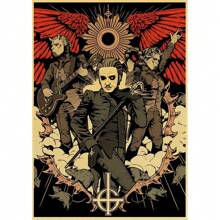 1 pieza Obra de arte de pared Póster sin marco Banda de rock fantasmal clásica de música vintage Póster de arte vintage Impresión de arte Decoración de pared de casa, bar, cafetería Arte Pop, Regalo de lienzo para cumpleaños y graduación - Multicolor - Ver 8